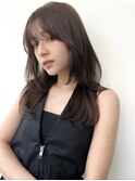ハイライトバレイヤージュダブルカラー20代30代40代グレージュ