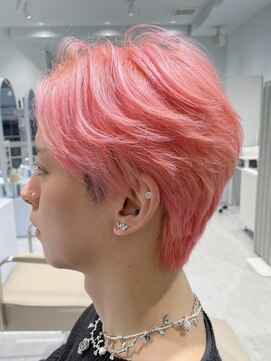 ノラ ウメダ(NORA UMEDA) ライトピンク×フェザーマッシュ