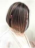 ハイライトバレイヤージュダブルカラーケアブリーチ30代40代
