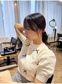 小顔顔周りカット/檜谷