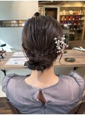 お呼ばれアップスタイル☆結婚式☆宿里沙也香