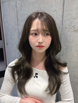 エルヘアメゾン(el. hair maison) 髪質改善＊韓国ハッシュカットレイヤーオリーブグレージュ＊美髪