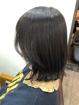 ハサミバイアトリエナガノ 千葉(8sami by atelier nagano) デザインカラー/レイヤーカット/ウエットヘア/オリーブベージュ