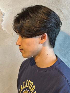 ニアウ 伊勢崎連取店(Niau) センターパートニュアンスパーマフェザーパーマ