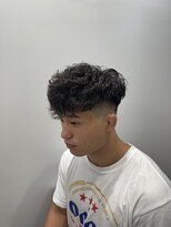 ジュール メンズ 大分(Joule men's)&nbsp;フェザーパーマ/スキンフェード/スペインカール/[大分駅]