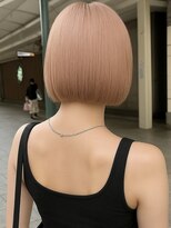 《髪質改善 縮毛矯正/ 酸性ストレート/髪質改善トリートメント》nui + (茨木店) ミディアムヘア/暗めカラー/グランマッシュ/茨木