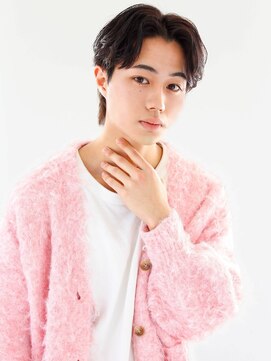 ヘアサロン ガリカ 表参道(hair salon Gallica) 乾かすだけで決まるセンターパートのミニウルフ