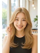 リリノ 豊中曽根店(Lirino.Co)&nbsp;ブリーチ透明感カラー×くびれスタイル