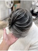 バレイヤージュ20代30代40代◎シャドールーツフェザーパーマ
