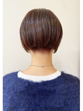 モリオ フロム ロンドン 成増店 【morio成増/一戸】刈り上げ前下りショートボルドーカラー