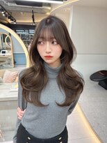 ロンドメリア 天神大名店(Lond Melia) イメチェンヘアスタイル小顔に見せるヘアココアベージュ