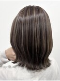 白髪ぼかしハイライト【佐藤】