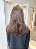 ヘーゼルベージュ/似合わせカット/ミディアムレイヤーカット