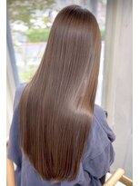 アリー 原宿 表参道(ALLY)&nbsp;髪質改善ブリーチなしカラー×パサつき改善×艶ブラウンロング