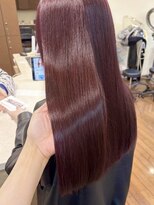 モア 下通店(MORE) Wine Berry/ブリーチなしのダブルカラー