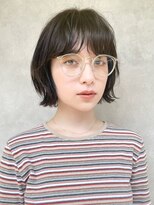 メゾンドイギー(MAISON de IGGY) ぷつっとボブレイヤー透明感グレージュ