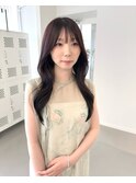 【岡山駅】艶カラー×レイヤーカットで垢抜け韓国ヘア