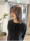 切りっぱなし/顔周りカット/レイヤー