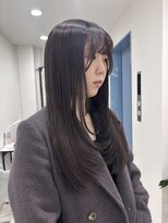 hyon myon/RISEbyREVO 綾瀬店【ヒョンミョン】&nbsp;ハッシュカット/デザインカラー/グレージュ[綾瀬駅/韓国ヘア]
