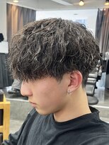 キングオブヘア バイ ノイズ 梅田茶屋町店(KING of hair by NOISM)&nbsp;*NOISM波巻きツイストスパイラルパーマツーブロックマッシュ