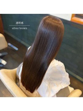 美容室 ロン ドゥ アンジュ silver　brown