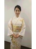 卒園・入学式着付けヘアセット