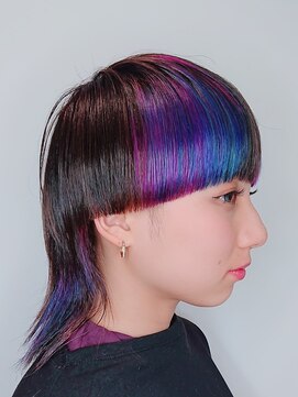 ステア ケース(stair case) ステアケースオリジナルRainbow×個性派バング