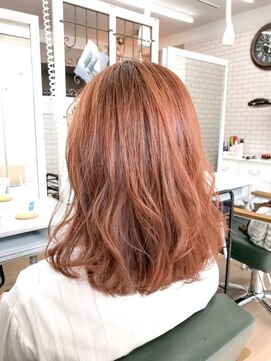 ヘアデザインカーム(hair design calm) オレンジ×ベージュ=オレンジュ!!