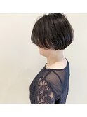 ふんわり柔らかいショートボブスタイル