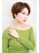 オーシャン(Ocean)&nbsp;[OCEAN Hair&Life]センターパート☆ハンサムショート☆