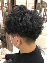 プログレス 国分寺店(PROGRESS)&nbsp;前下がりＶマッシュ×ツイストスパイラル　国分寺メンズカット