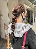 ピンクブラウン×アレンジ