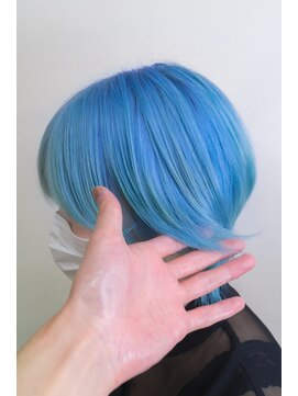 オブヘアーギンザ(Of HAIR GINZA) 夏にオススメアイスブルーカラー！