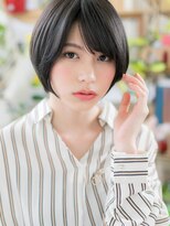 カバーヘア ブリス 北浦和(COVER HAIR bliss)&nbsp;★暗髪アッシュブラック前下がりボブショート20代30代40代★8