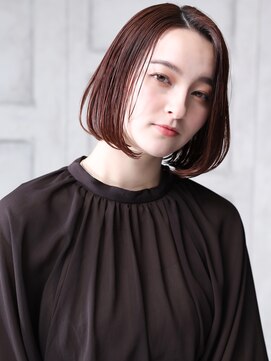 無垢(muku) 大人可愛い２０代３０代４０代小顔　チェリーブラウン E5