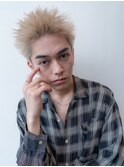 20代30代大人かわいい斜めバングデザインカラーシルキーベージュ