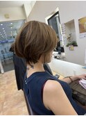 【ブリーチなしハイトーン×くびれショート】八戸ショート・30代