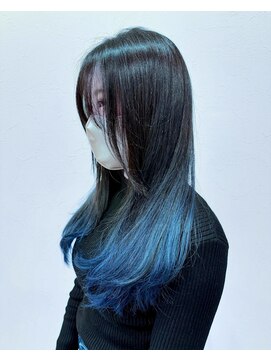 リオリス ヘア サロン(Rioris hair salon) ブルーグラデーション