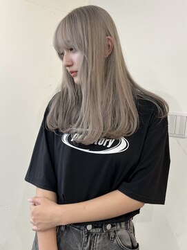 リヴ ウメダ(LIV umeda) グレージュ/ブリーチ/ダブルカラー【梅田】