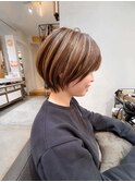 小顔ショート【ひばりヶ丘/ショート/ショートボブ/前髪カット】