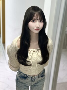 ヴェイ(VEYY.) 艶感オリーブグレージュ/ウェーブヘア