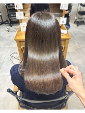 アイノアシェール 西宮(AInoa Cher) 【極上の髪質改善】プレミアムカラーエステ/艶髪/ブラウン