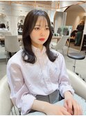 ウェーブミディアムメルティカラー×レイヤーカット韓国[錦糸町]