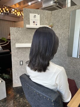 エイル(aell) ネイビーグレー