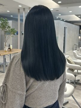 ヴィサージュアクト(VISAGE a.c.t) ブリーチありブルーブラック