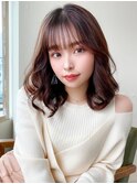 ミディアムウルフひし形シルエットひし形ボブヨシンモリ