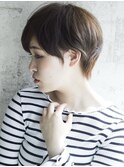 マッシュボブ☆小顔フェザーショート☆髪質改善/くすみベージュ