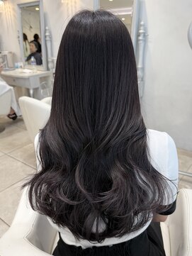 ザックラフィネ(ZACC raffine) ラベンダーブラウン/ワンカラー/レイヤーカット