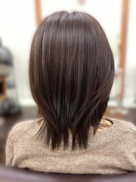 シーズンプラス(SEASON PLUS) 絶壁解消/ひし形/大人可愛い/斜めバング/40代/ミセスヘア29B