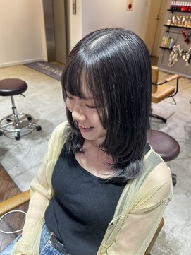 アヴァンスアンス 広島袋町店(AVANCE.ens) ダブルカラーとシルバーブラック